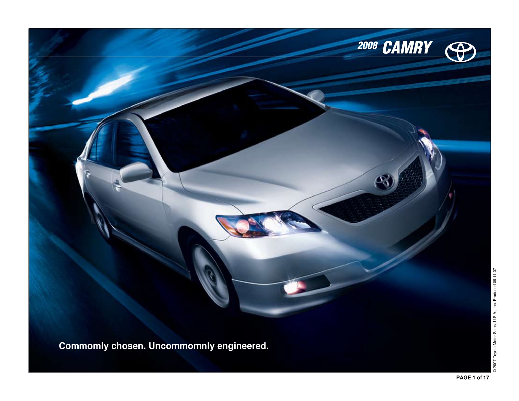 2008 Toyota Camry Brochure Page 9